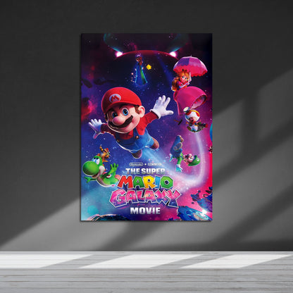 Flex Designs Metal Poster The Super Mario Galaxy Movie Cover 5 x 7" Home Goods - Movie 2026 Movie Metal Poster
