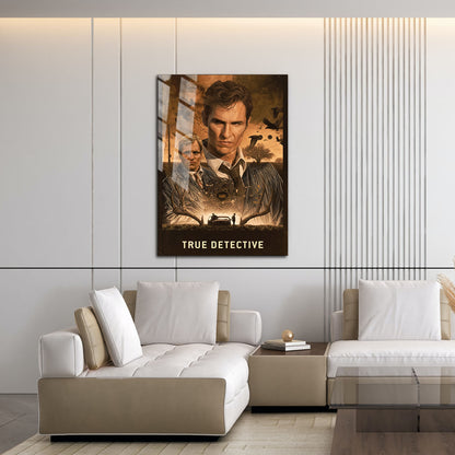 Flex Designs Metal Poster True Detective Cinematic 16 x 24" Home Goods - TV Show 2014 TV Show Metal Poster