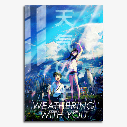 Flex Designs Metal Poster Weathering with You 11 x 17" Home Goods - Movie 2019 Movie Metal Poster
