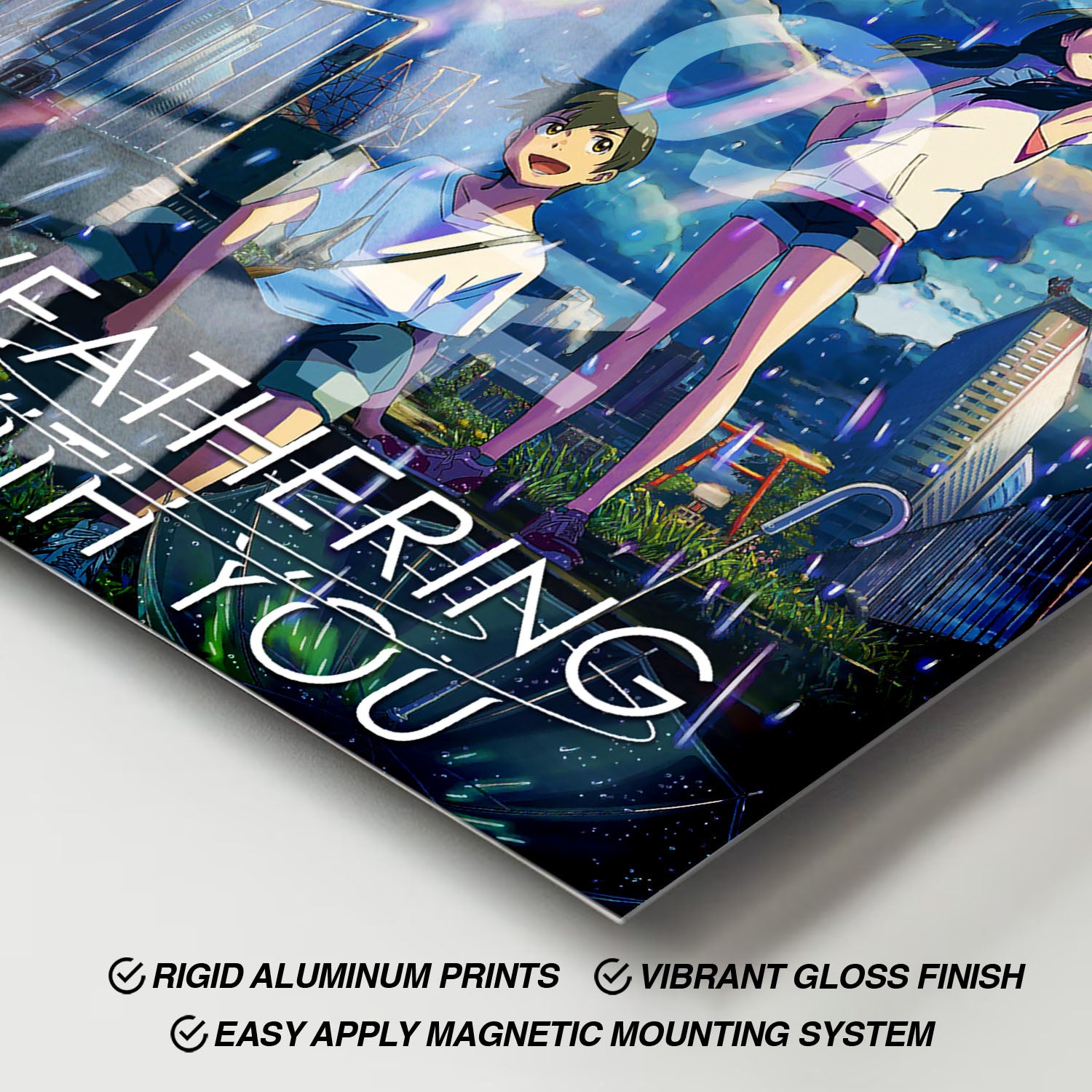 Flex Designs Metal Poster Weathering with You 11 x 17" Home Goods - Movie 2019 Movie Metal Poster