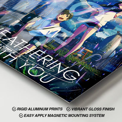 Flex Designs Metal Poster Weathering with You 11 x 17" Home Goods - Movie 2019 Movie Metal Poster