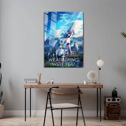 Flex Designs Metal Poster Weathering with You 5 x 7" Home Goods - Movie 2019 Movie Metal Poster