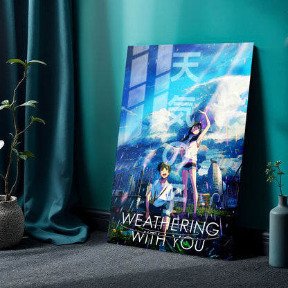 Flex Designs Metal Poster Weathering with You 24 x 36" Home Goods - Movie 2019 Movie Metal Poster