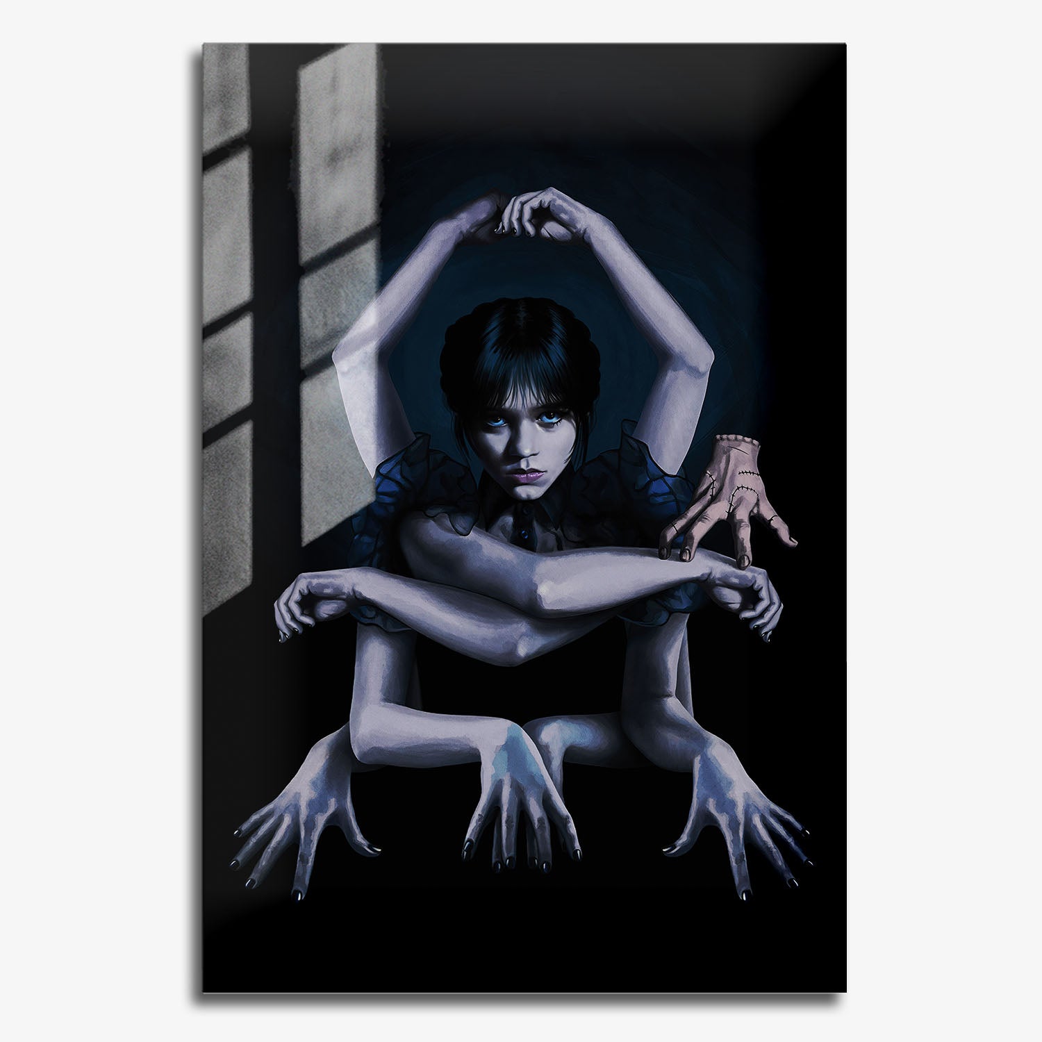 Flex Designs Metal Poster Wednesday Alternate 11 x 17" Home Goods - TV Show 2022 TV Show Metal Poster