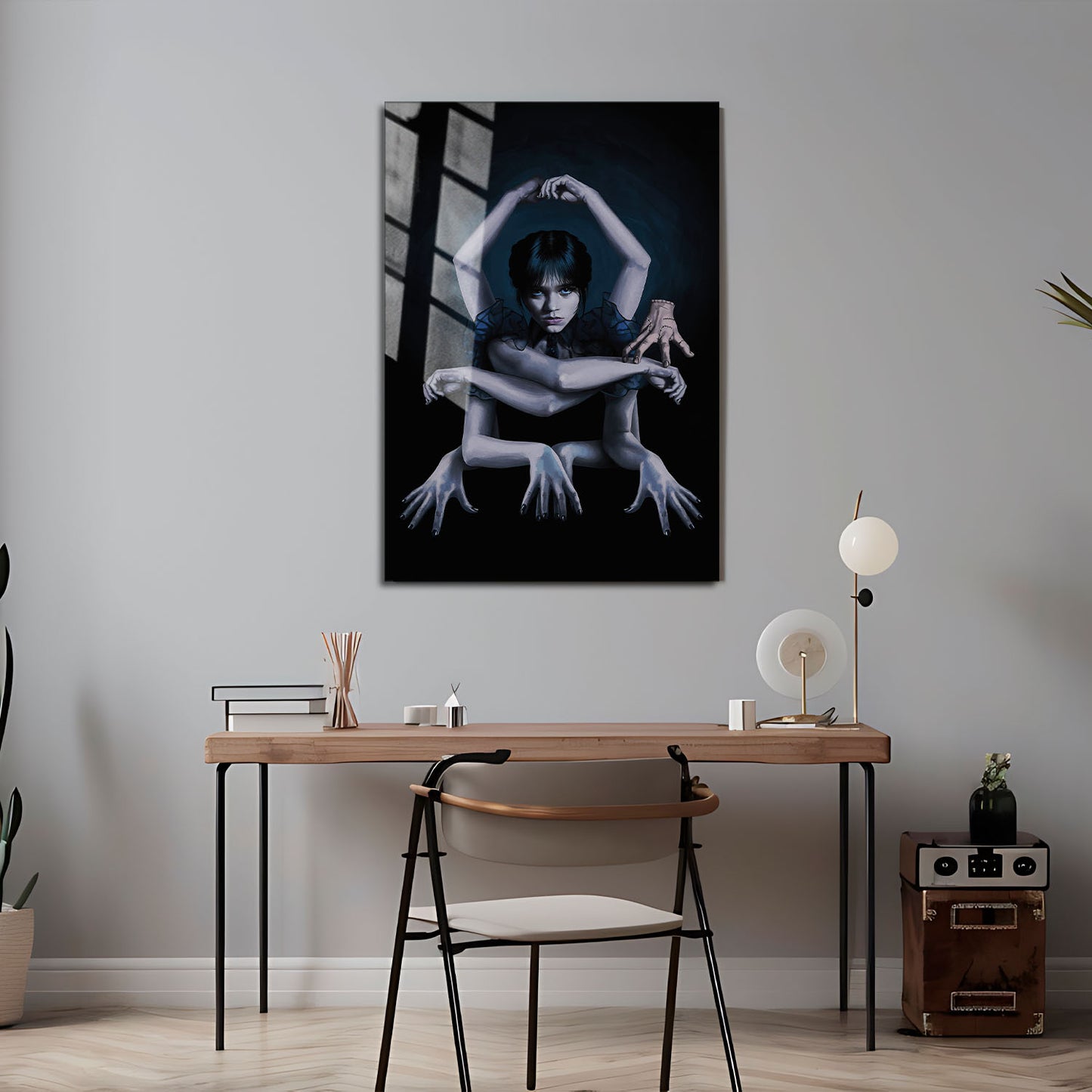 Flex Designs Metal Poster Wednesday Alternate 5 x 7" Home Goods - TV Show 2022 TV Show Metal Poster