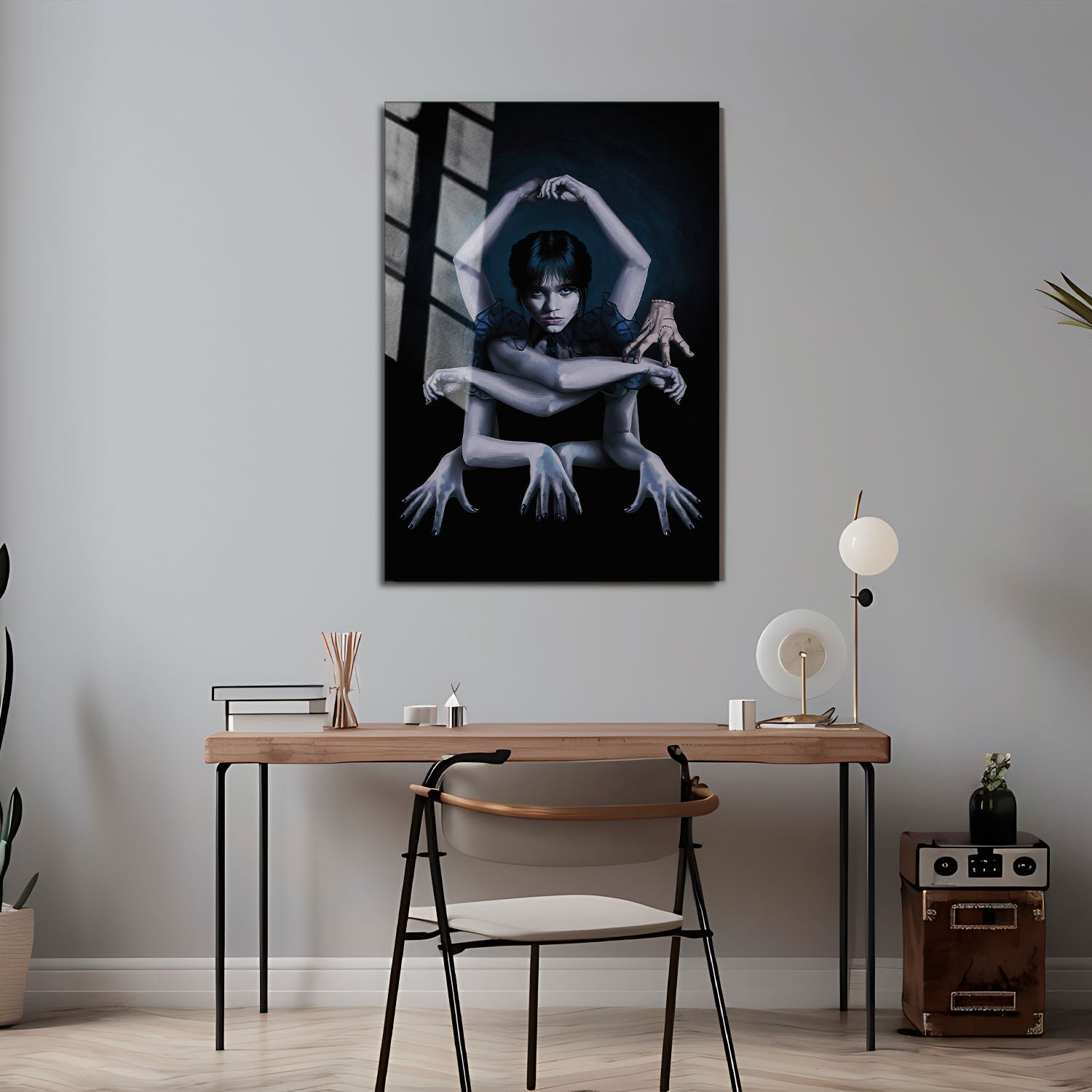 Flex Designs Metal Poster Wednesday Alternate 5 x 7" Home Goods - TV Show 2022 TV Show Metal Poster