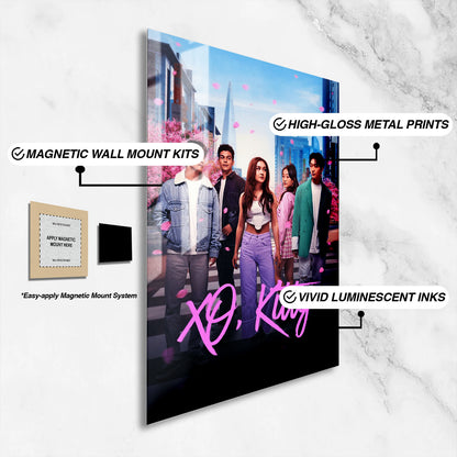 Flex Designs Metal Poster XO Kitty 16 x 24" Home Goods - TV Show 2023 TV Show Metal Poster
