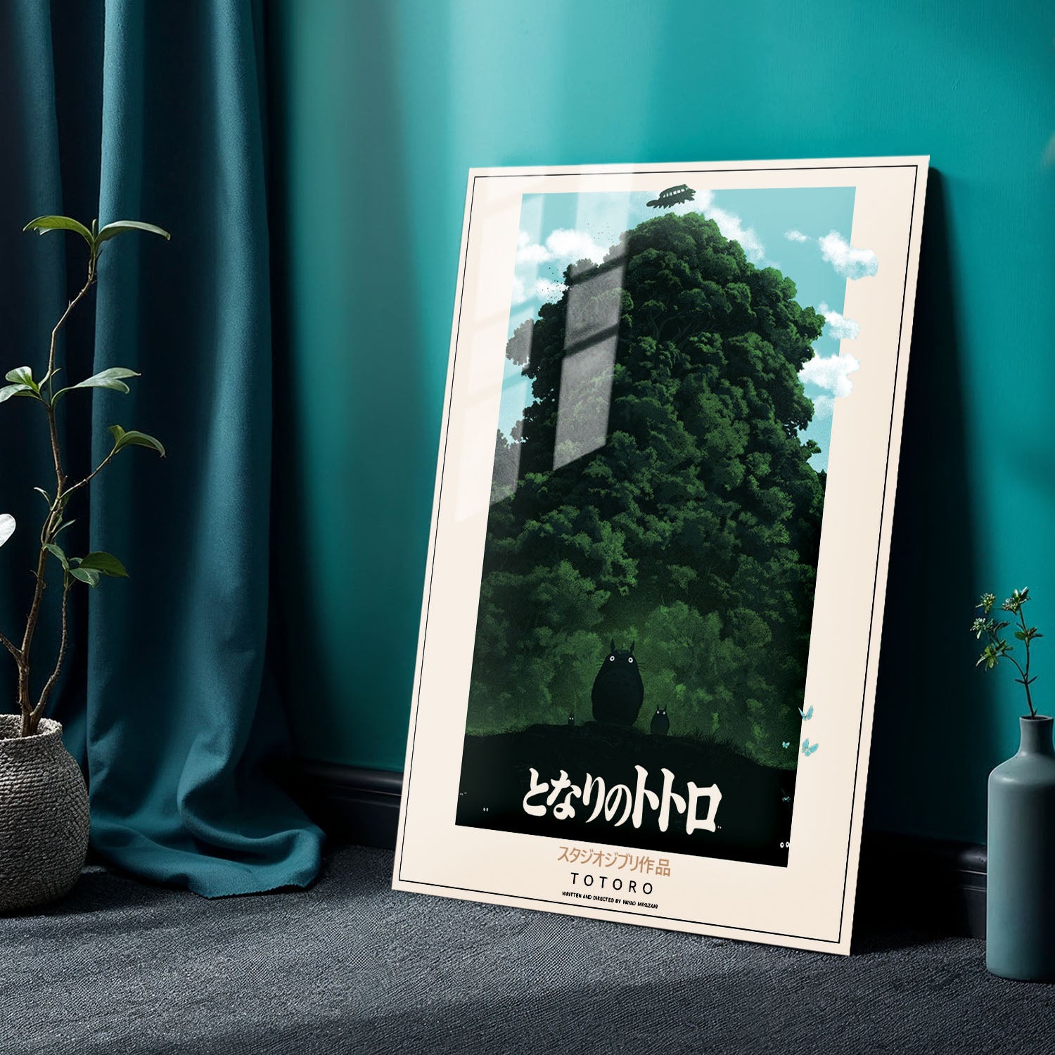 Flex Designs Metal Poster My Neighbor Totoro Classic 24 x 36" Home Goods - Movie 1988 Movie Metal Poster