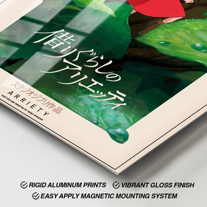 Flex Designs Metal Poster The Secret World of Arrietty Classic 11 x 17" Home Goods - Movie 2010 Movie Metal Poster