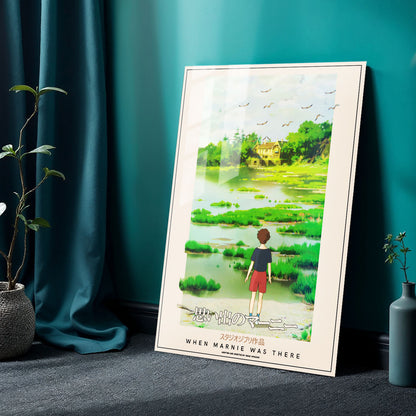 Flex Designs Metal Poster When Marnie Was There Classic 24 x 36" Home Goods - Movie 2014 Movie Metal Poster