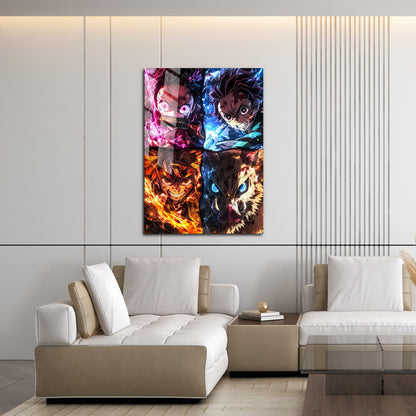 Flex Designs Metal Poster Demon Slayer Aura 16 x 24" Home Goods - TV Show 2019 TV Show Metal Poster