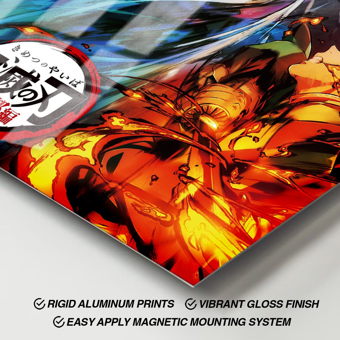 Flex Designs Metal Poster Demon Slayer Entertainment District 11 x 17" Home Goods - TV Show 2021 TV Show Metal Poster