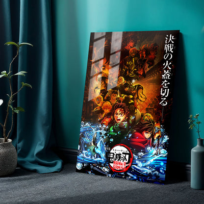 Flex Designs Metal Poster Demon Slayer Infinity Castle Arc 24 x 36" Home Goods - TV Show 2025 TV Show Metal Poster