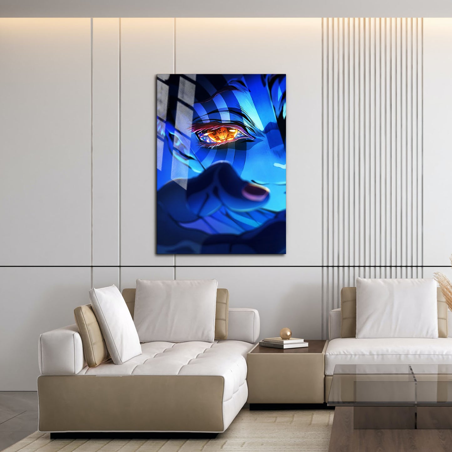 Flex Designs Metal Poster Demon Slayer Infinity Castle Akaza 16 x 24" Home Goods - TV Show 2025 TV Show Metal Poster