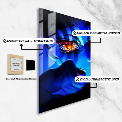 Flex Designs Metal Poster Demon Slayer Infinity Castle Akaza 16 x 24" Home Goods - TV Show 2025 TV Show Metal Poster