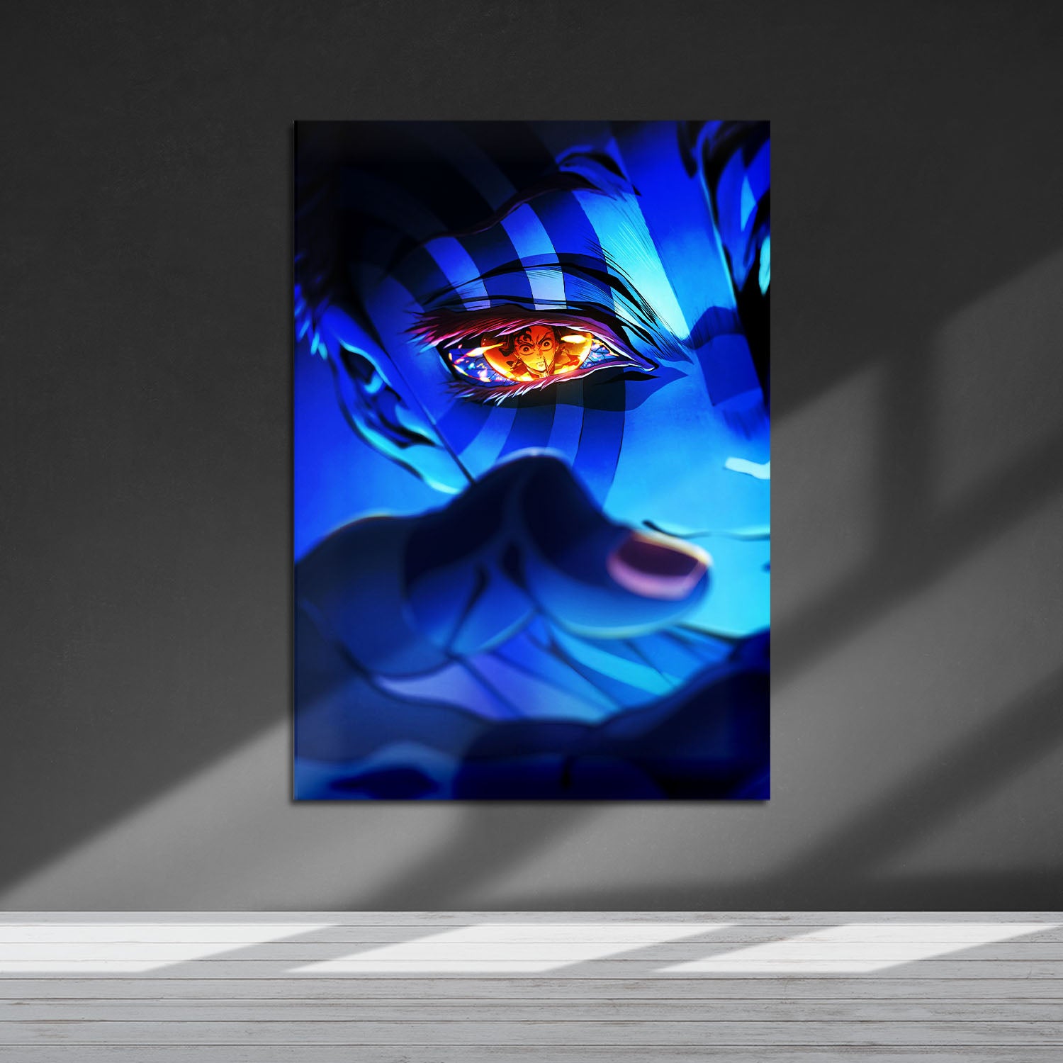 Flex Designs Metal Poster Demon Slayer Infinity Castle Akaza 5 x 7" Home Goods - TV Show 2025 TV Show Metal Poster
