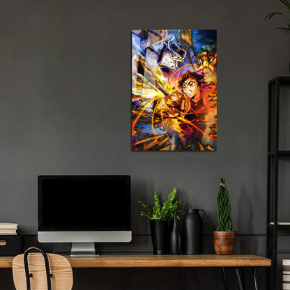Flex Designs Metal Poster Demon Slayer Infinity Castle Shinobu vs Doma 24 x 36" Home Goods - TV Show 2025 TV Show Metal Poster