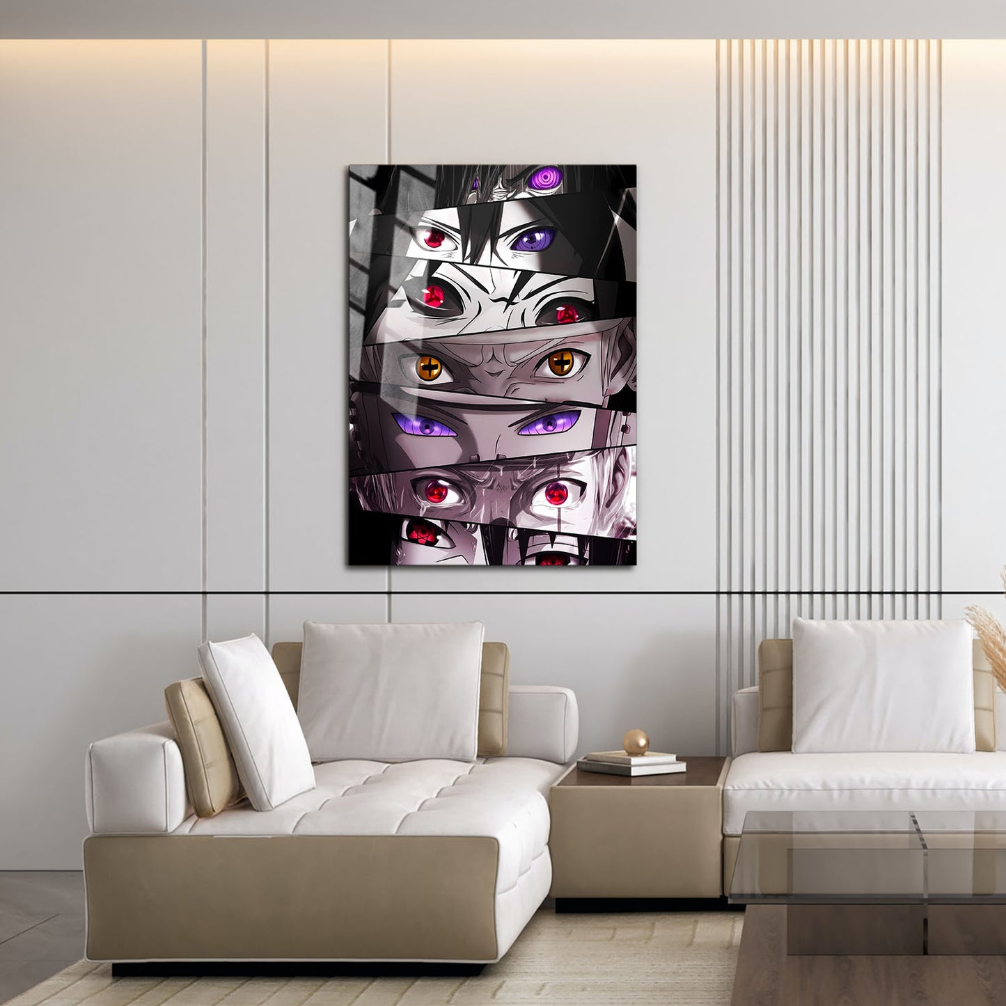 Flex Designs Metal Poster Naruto Ninja Eyes 16 x 24" Home Goods - TV Show 2002 TV Show Metal Poster