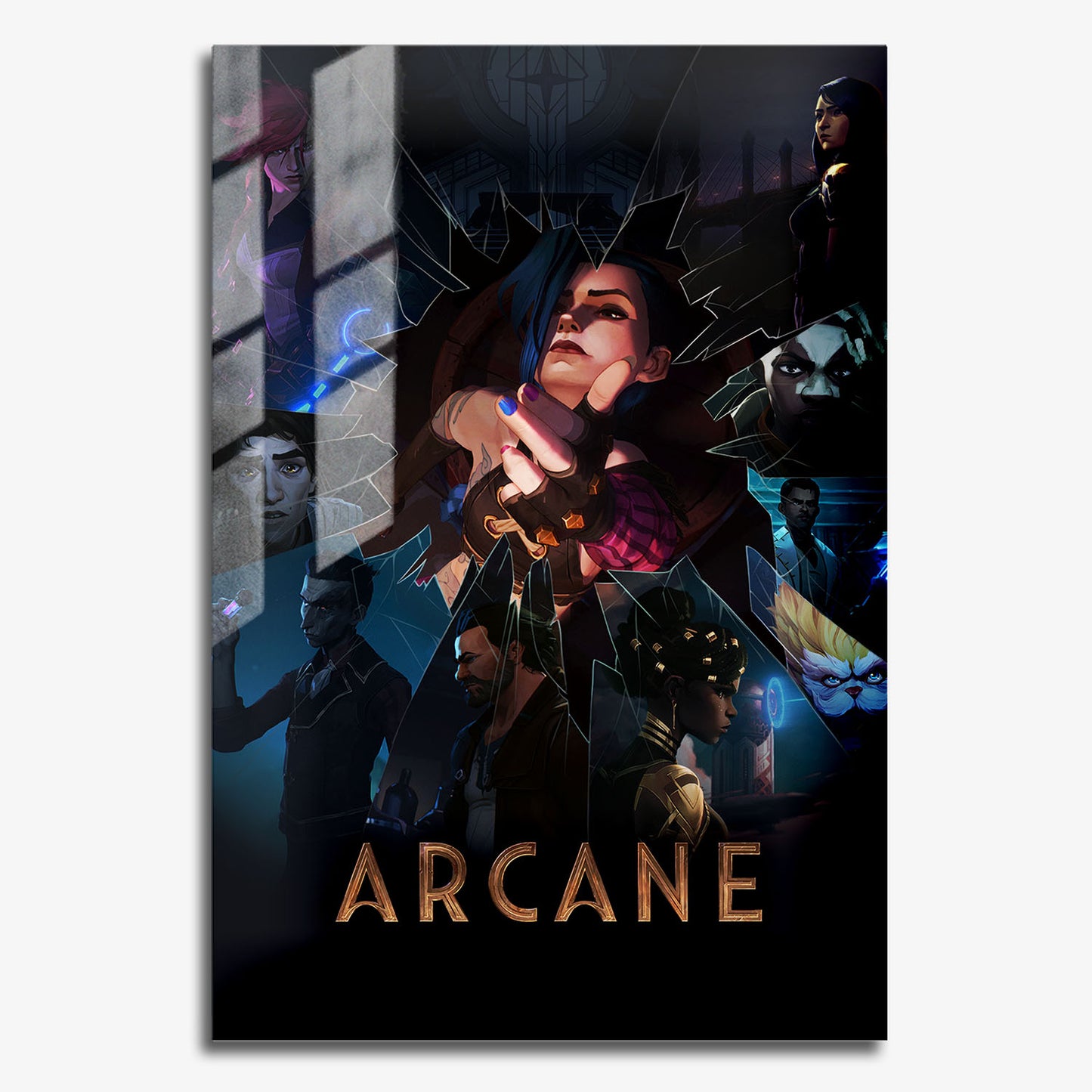 Flex Designs Metal Poster Arcane Key Visual 11 x 17" Home Goods - TV Show 2021 TV Show Metal Poster