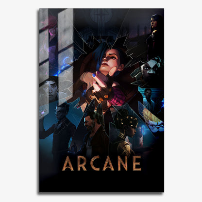 Flex Designs Metal Poster Arcane Key Visual 11 x 17" Home Goods - TV Show 2021 TV Show Metal Poster