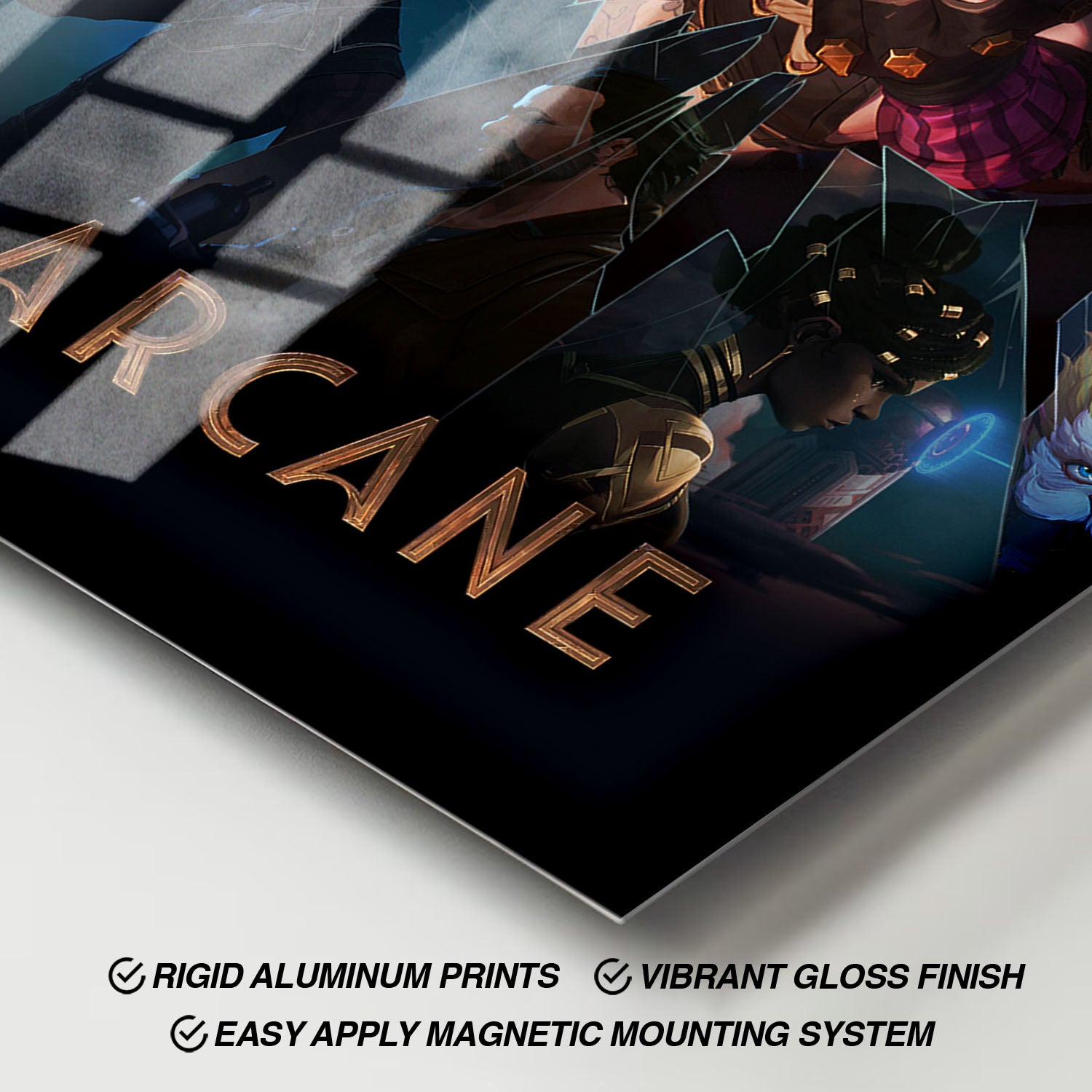 Flex Designs Metal Poster Arcane Key Visual 11 x 17" Home Goods - TV Show 2021 TV Show Metal Poster