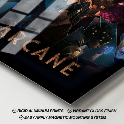 Flex Designs Metal Poster Arcane Key Visual 11 x 17" Home Goods - TV Show 2021 TV Show Metal Poster