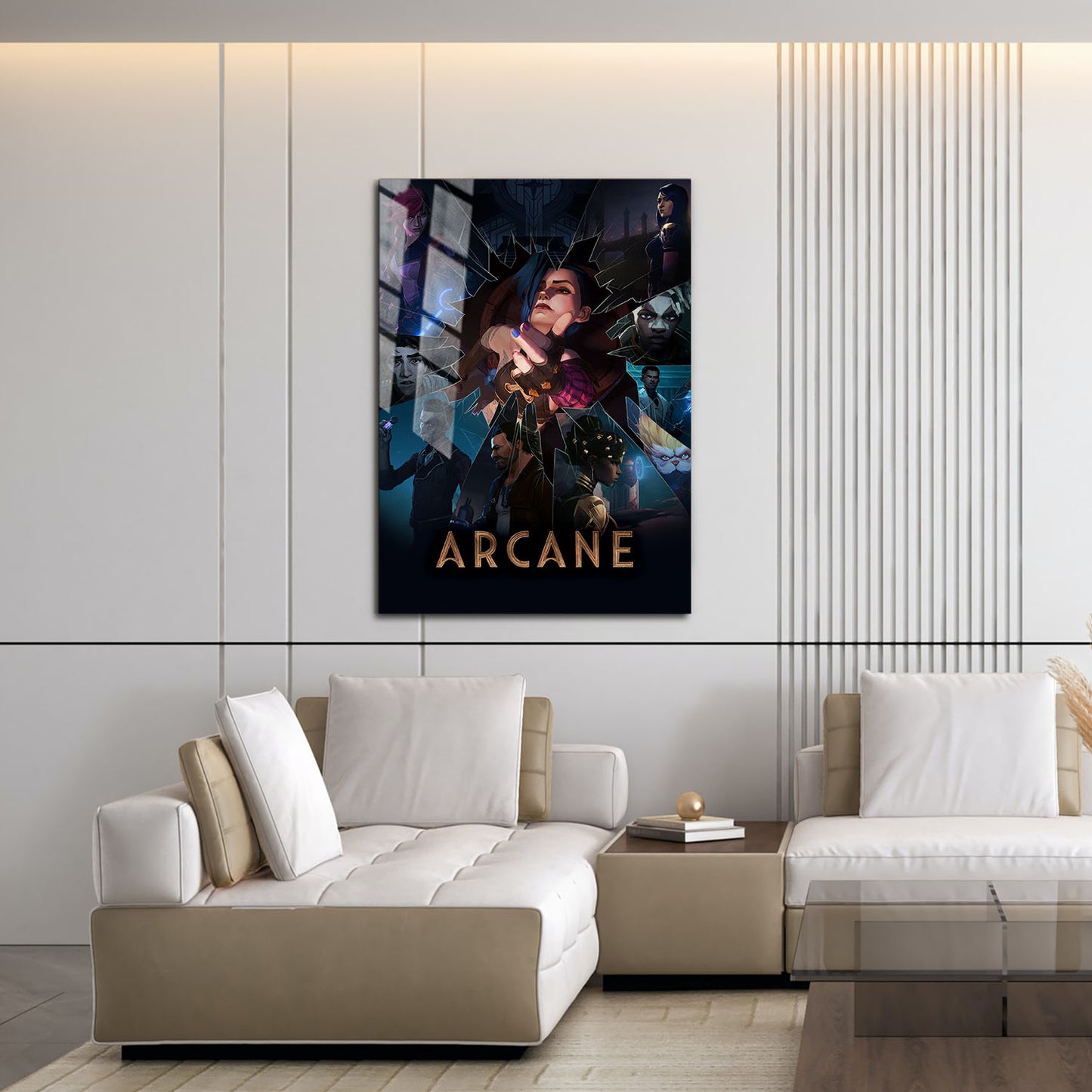 Flex Designs Metal Poster Arcane Key Visual 16 x 24" Home Goods - TV Show 2021 TV Show Metal Poster