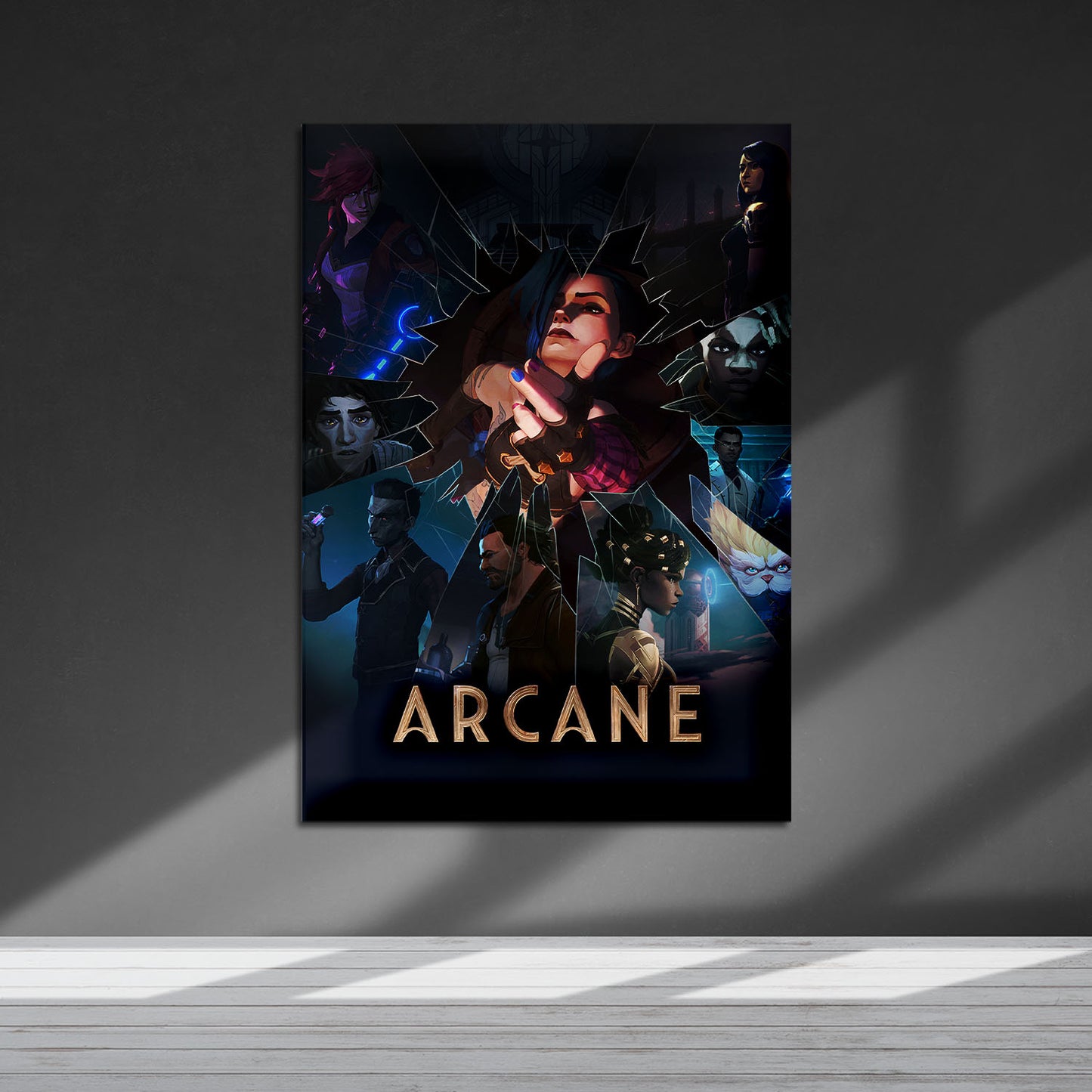 Flex Designs Metal Poster Arcane Key Visual 5 x 7" Home Goods - TV Show 2021 TV Show Metal Poster