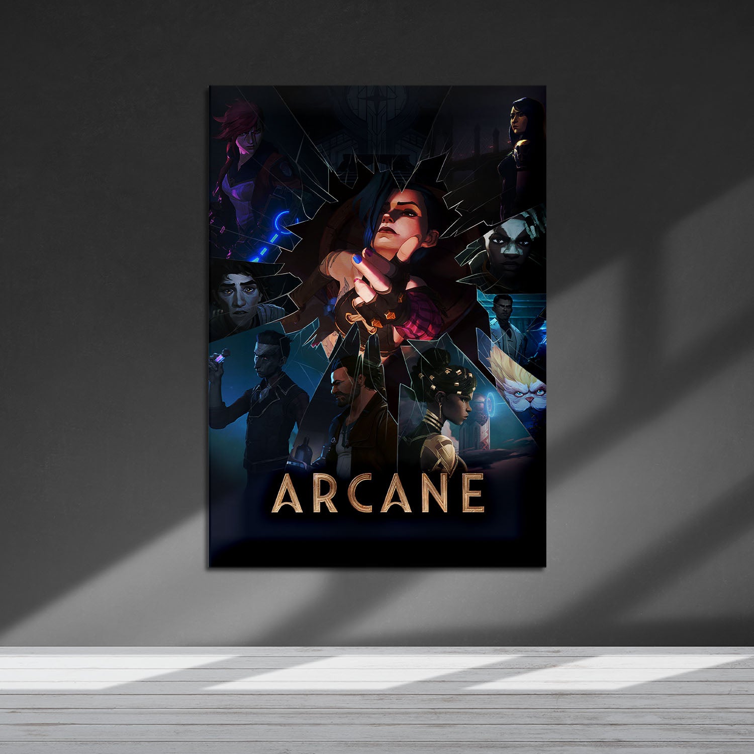 Flex Designs Metal Poster Arcane Key Visual 5 x 7" Home Goods - TV Show 2021 TV Show Metal Poster