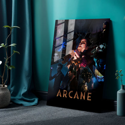 Flex Designs Metal Poster Arcane Key Visual 24 x 36" Home Goods - TV Show 2021 TV Show Metal Poster