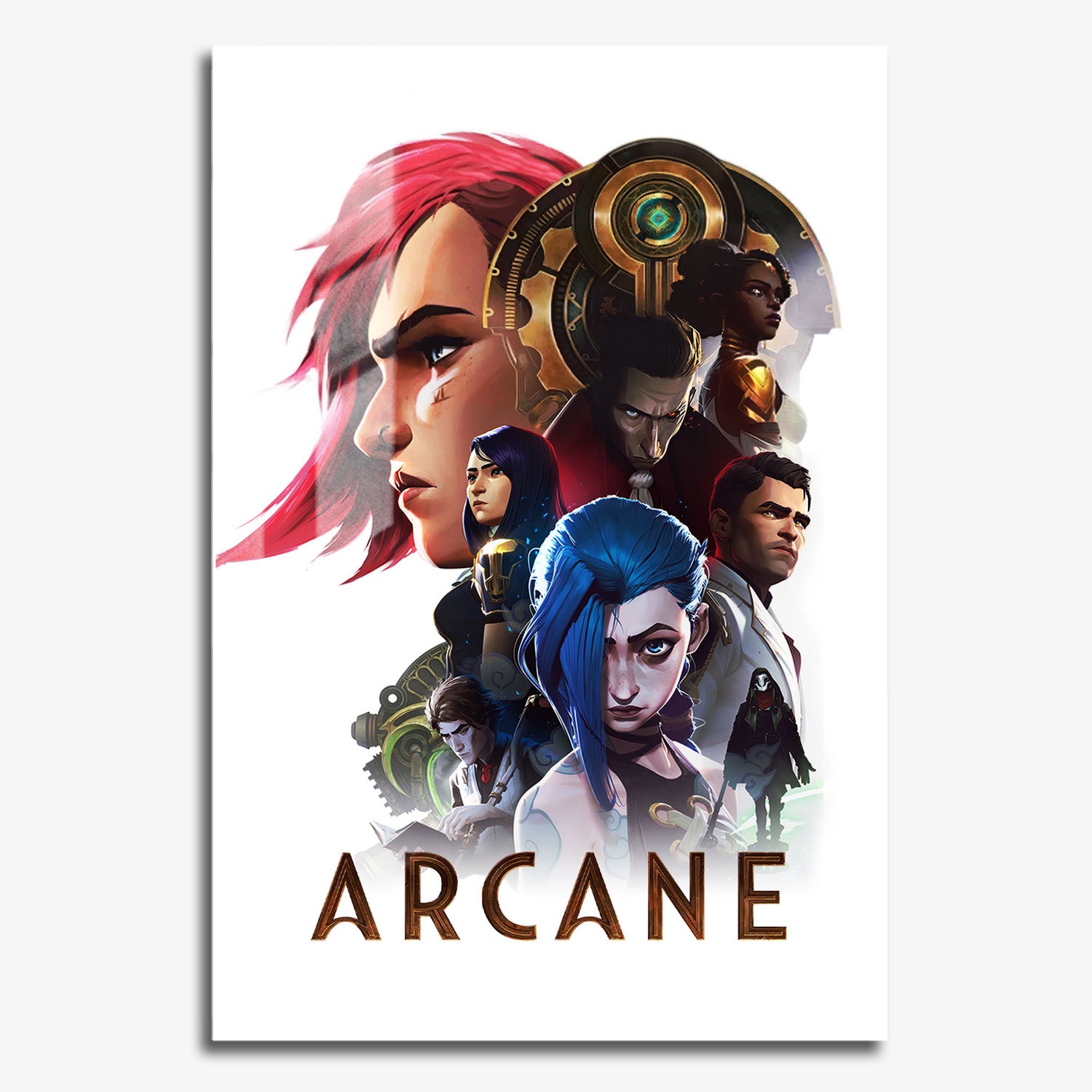 Flex Designs Metal Poster Arcane 11 x 17" Home Goods - TV Show 2021 TV Show Metal Poster