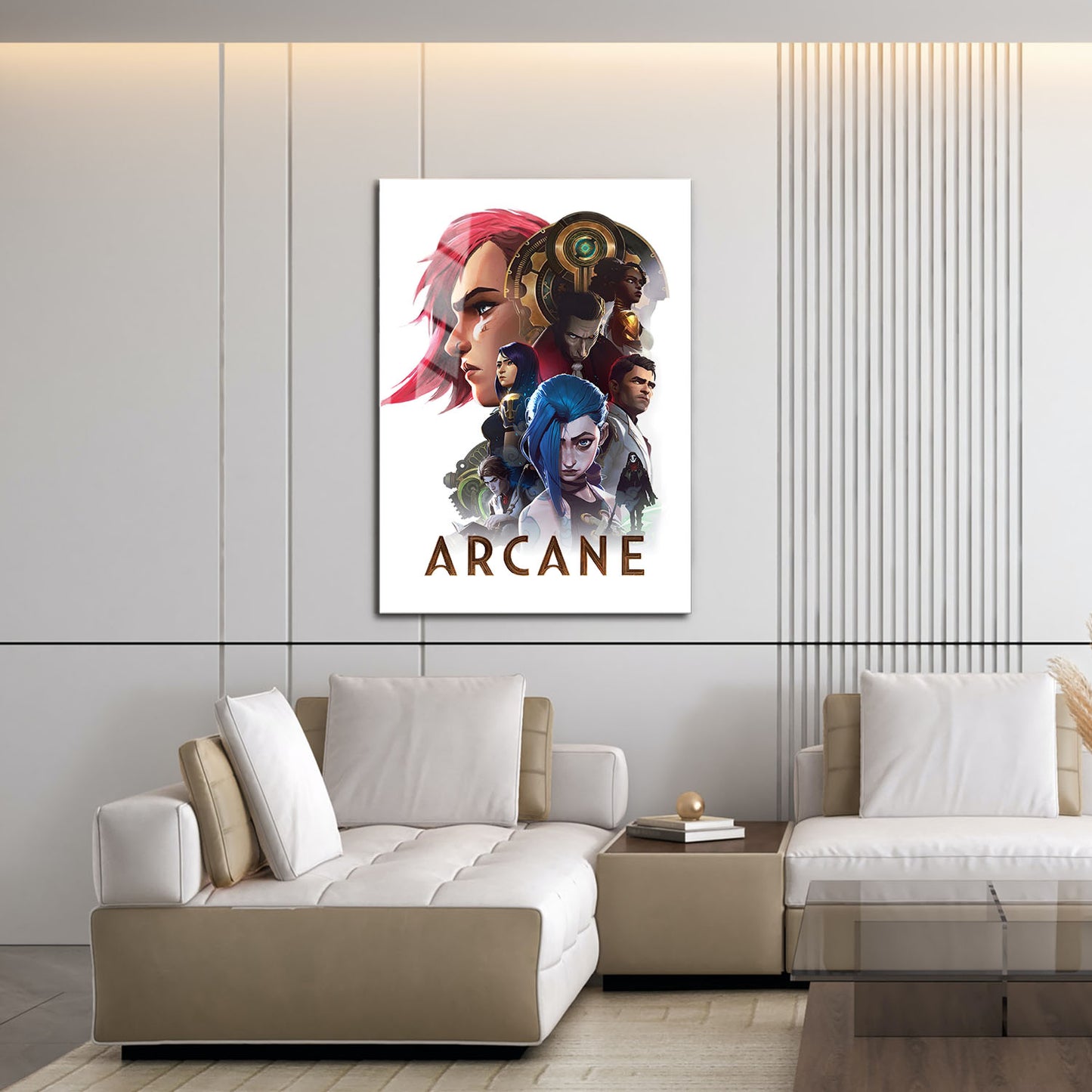 Flex Designs Metal Poster Arcane 16 x 24" Home Goods - TV Show 2021 TV Show Metal Poster