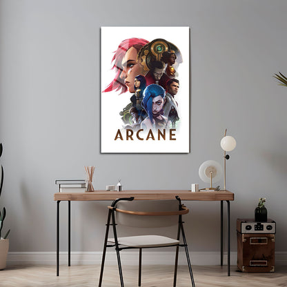 Flex Designs Metal Poster Arcane 5 x 7" Home Goods - TV Show 2021 TV Show Metal Poster