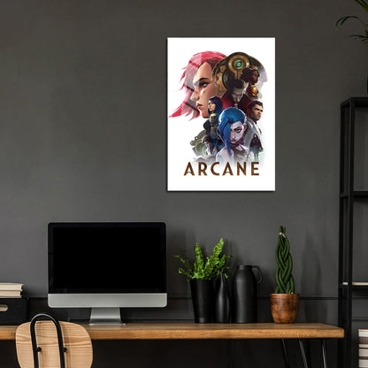 Flex Designs Metal Poster Arcane 24 x 36" Home Goods - TV Show 2021 TV Show Metal Poster