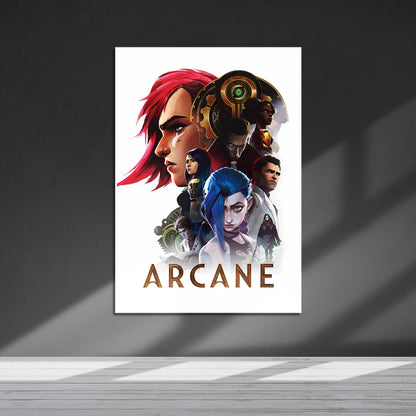Flex Designs Metal Poster Arcane 5 x 7" Home Goods - TV Show 2021 TV Show Metal Poster