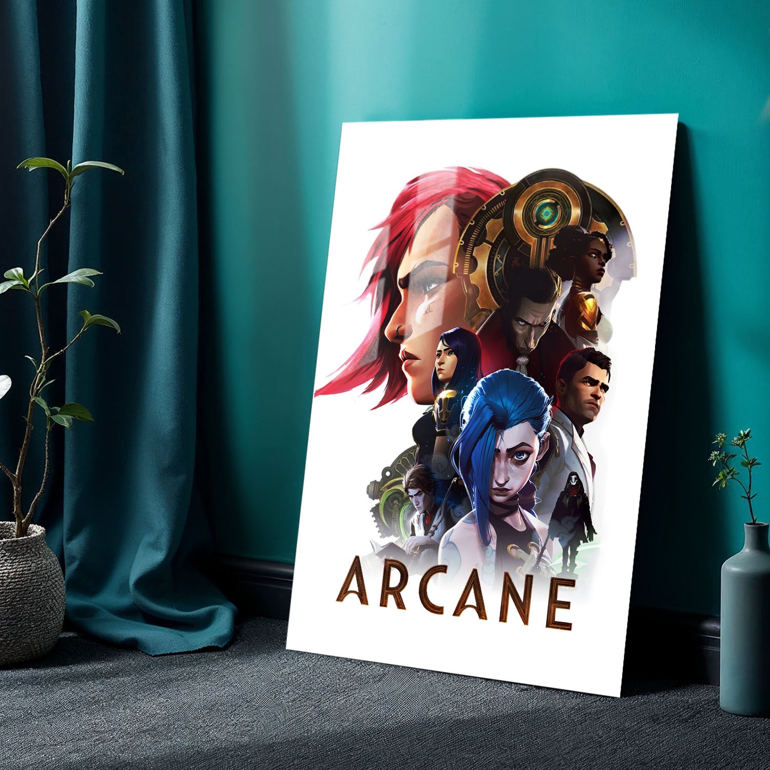 Flex Designs Metal Poster Arcane 24 x 36" Home Goods - TV Show 2021 TV Show Metal Poster