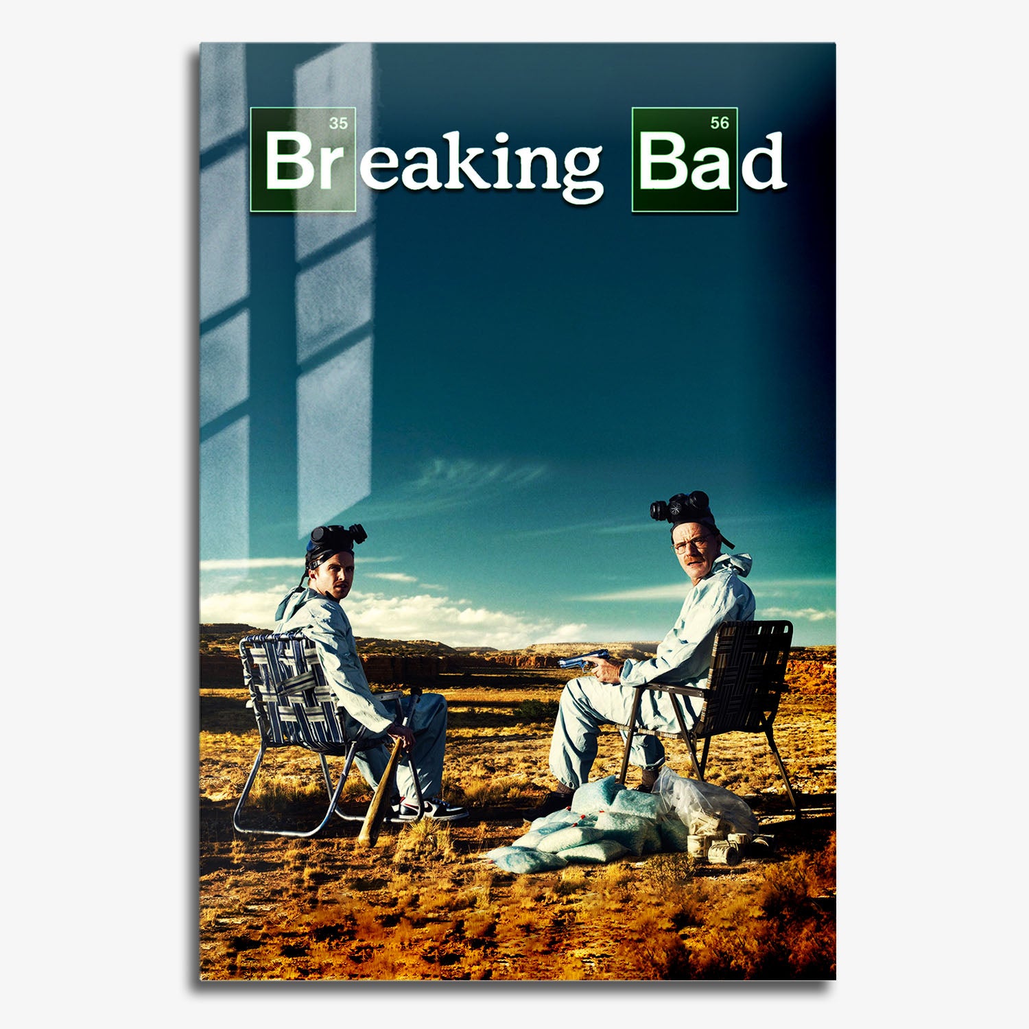 Flex Designs Metal Poster Breaking Bad Alternate 11 x 17" Home Goods - TV Show 2008 TV Show Metal Poster