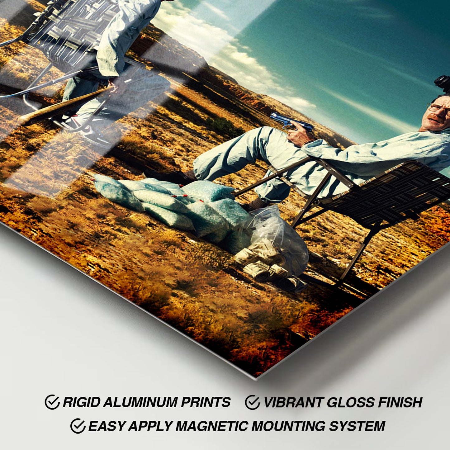 Flex Designs Metal Poster Breaking Bad Alternate 11 x 17" Home Goods - TV Show 2008 TV Show Metal Poster