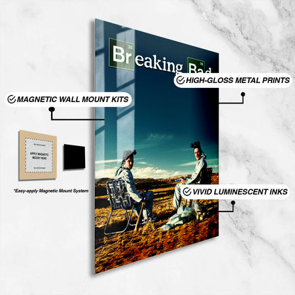 Flex Designs Metal Poster Breaking Bad Alternate 16 x 24" Home Goods - TV Show 2008 TV Show Metal Poster