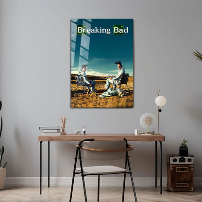 Flex Designs Metal Poster Breaking Bad Alternate 5 x 7" Home Goods - TV Show 2008 TV Show Metal Poster