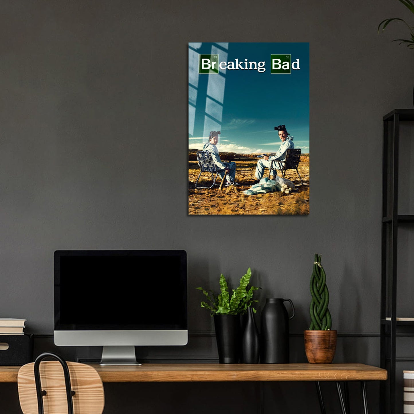 Flex Designs Metal Poster Breaking Bad Alternate 24 x 36" Home Goods - TV Show 2008 TV Show Metal Poster