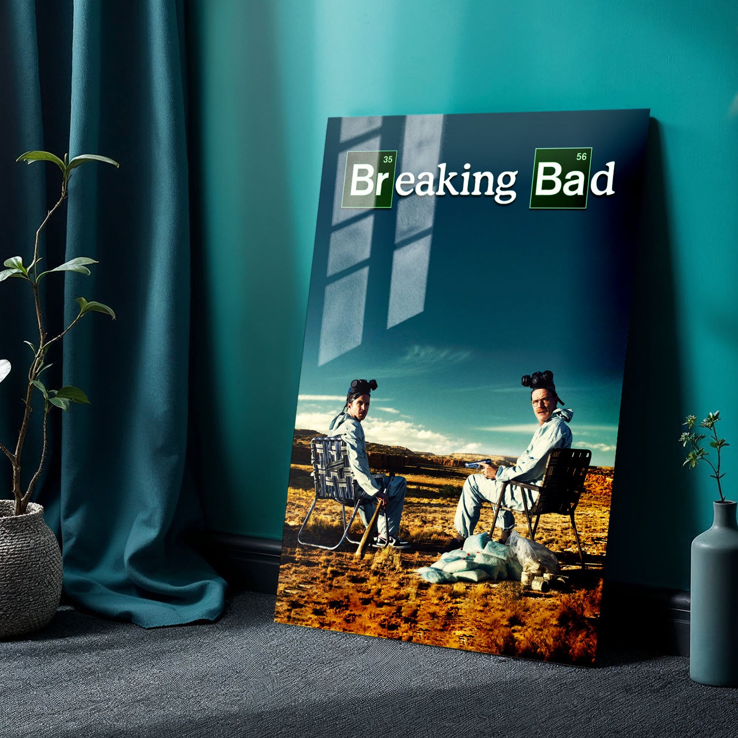 Flex Designs Metal Poster Breaking Bad Alternate 24 x 36" Home Goods - TV Show 2008 TV Show Metal Poster