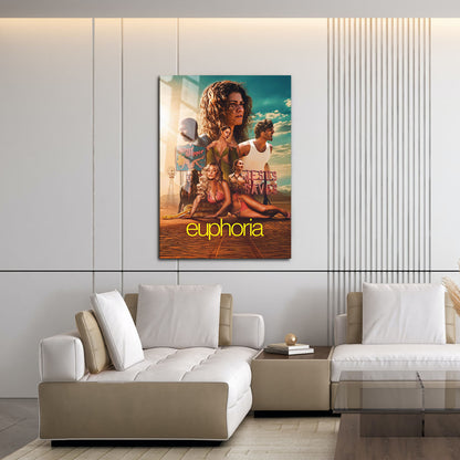 Flex Designs Metal Poster Euphoria Season 3 16 x 24" Home Goods - TV Show 2026 TV Show Metal Poster