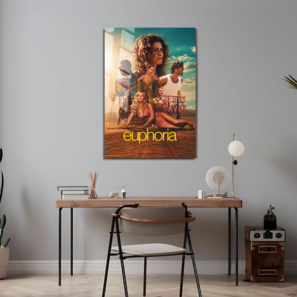 Flex Designs Metal Poster Euphoria Season 3 5 x 7" Home Goods - TV Show 2026 TV Show Metal Poster