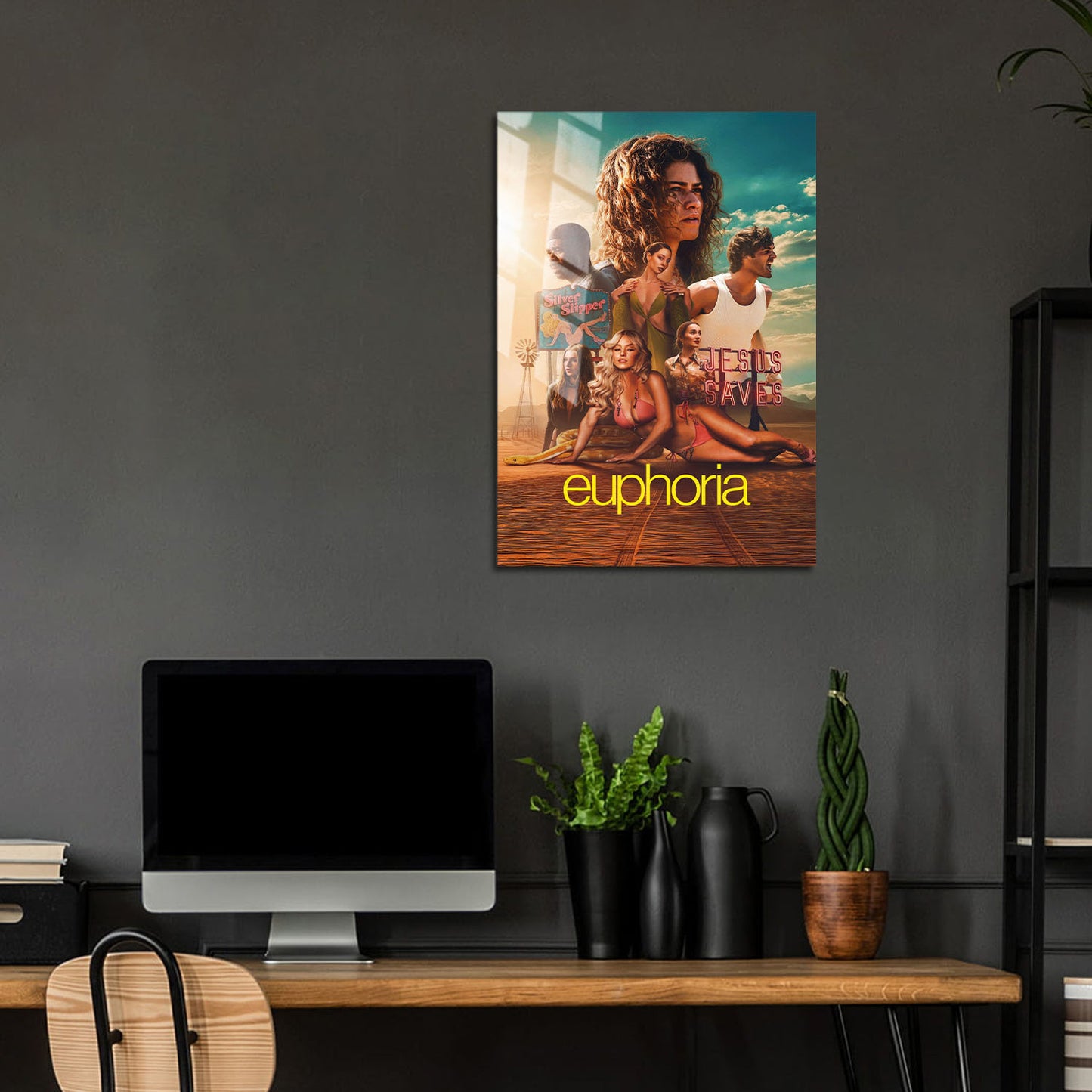 Flex Designs Metal Poster Euphoria Season 3 24 x 36" Home Goods - TV Show 2026 TV Show Metal Poster