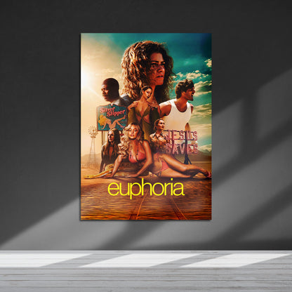 Flex Designs Metal Poster Euphoria Season 3 5 x 7" Home Goods - TV Show 2026 TV Show Metal Poster