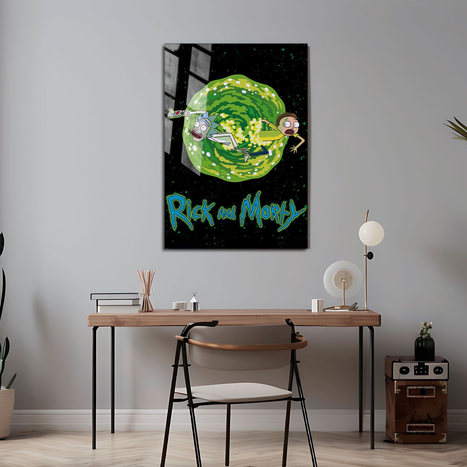 Flex Designs Metal Poster Rick and Morty 5 x 7" Home Goods - TV Show 2013 TV Show Metal Poster