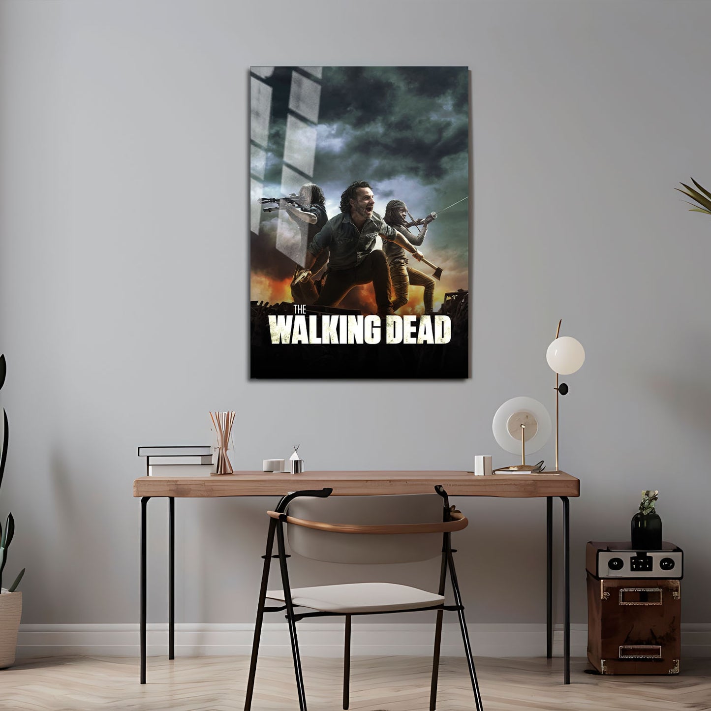 Flex Designs Metal Poster The Walking Dead Key Art 5 x 7" Home Goods - TV Show 2010 TV Show Metal Poster