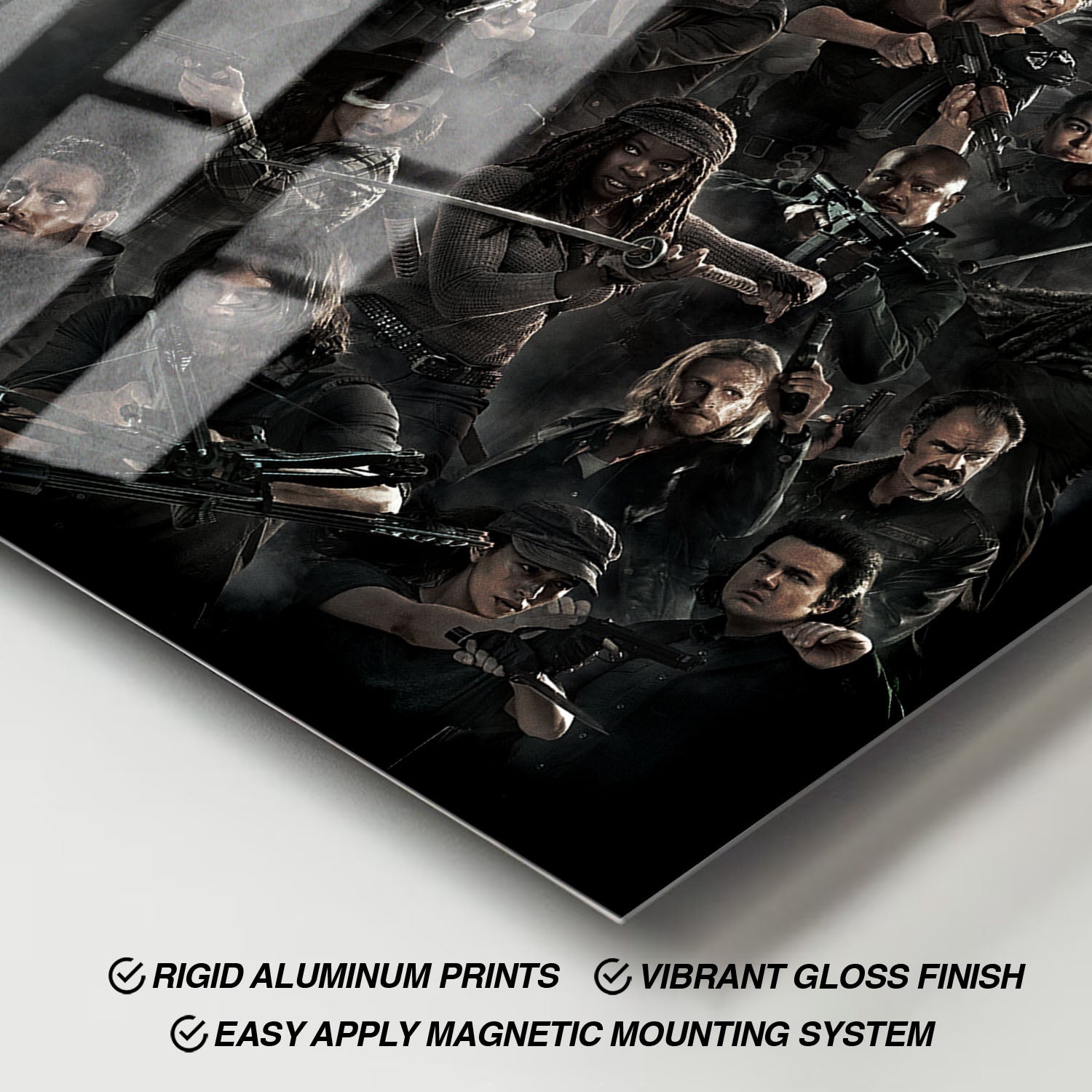 Flex Designs Metal Poster The Walking Dead Cover 11 x 17" Home Goods - TV Show 2010 TV Show Metal Poster