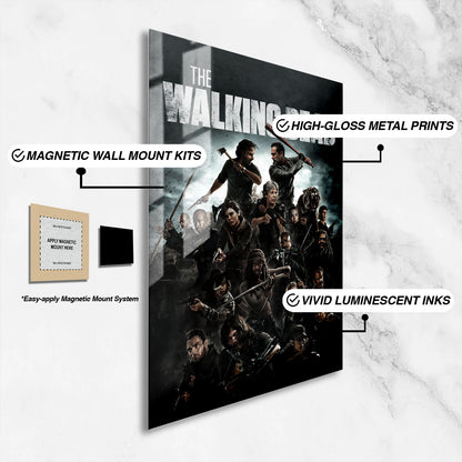 Flex Designs Metal Poster The Walking Dead Cover 16 x 24" Home Goods - TV Show 2010 TV Show Metal Poster